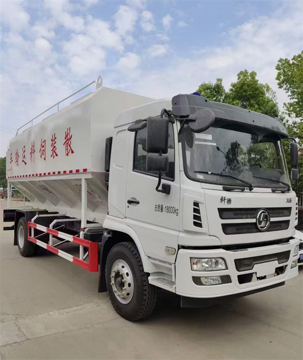 茂名現車陜汽國六小三軸飼料車專項金融，利率超過你的想象