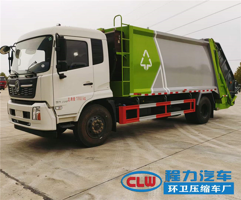 東風(fēng)天錦18立方壓縮垃圾車(chē)