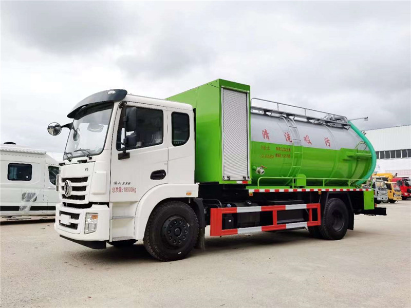 程力東風15方清洗吸污車